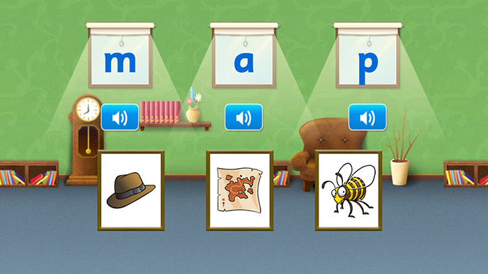 Reading Eggs phonics lesson example